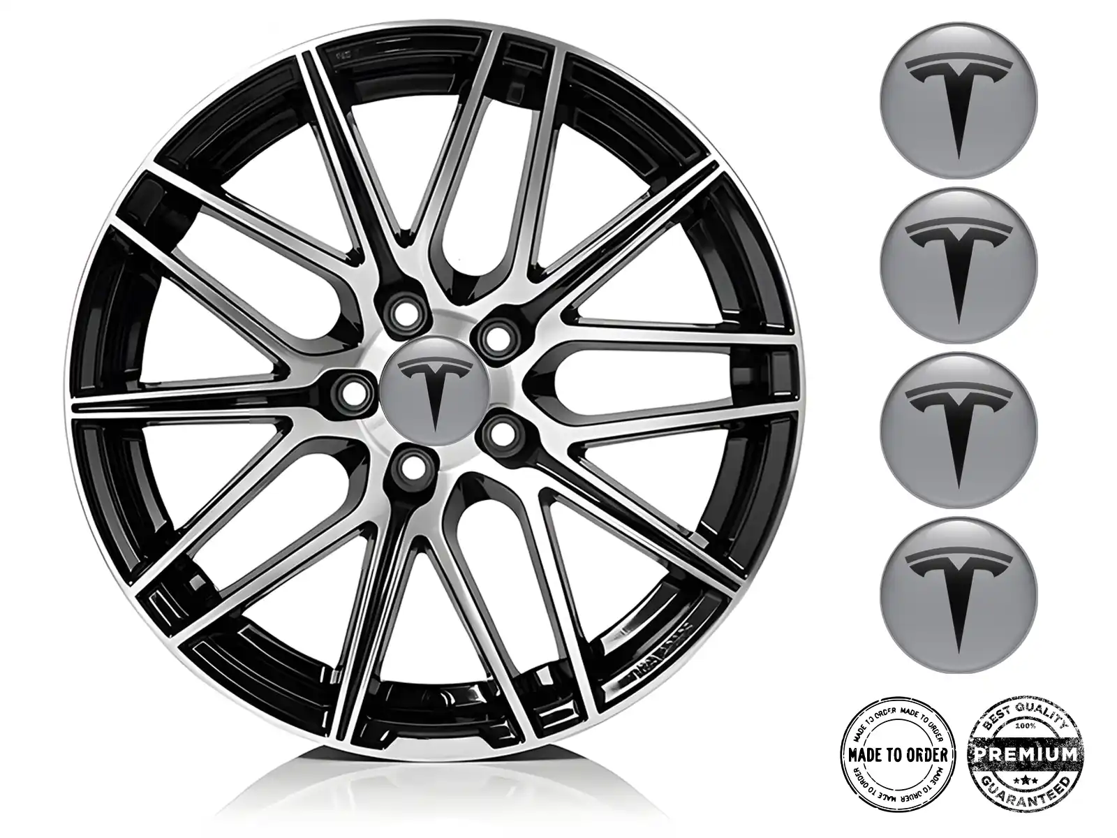 Tesla Calcomanías Bombadas Personalizadas Etiquetas de Autos